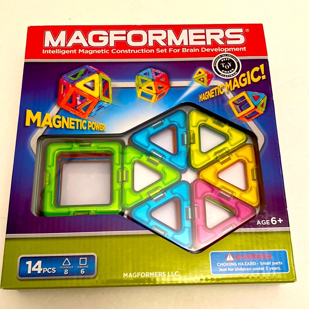 Magformers Magnetic Construction Rainbow Magnet Set for Brain Development